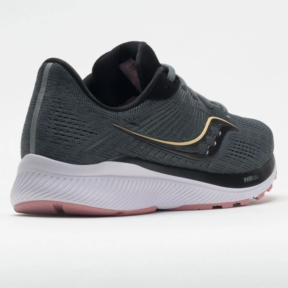 Saucony Guide 14 Women's Charcoal/Rose 8 Saucony Guide 14 Women's Charcoal/Rose - Image 6