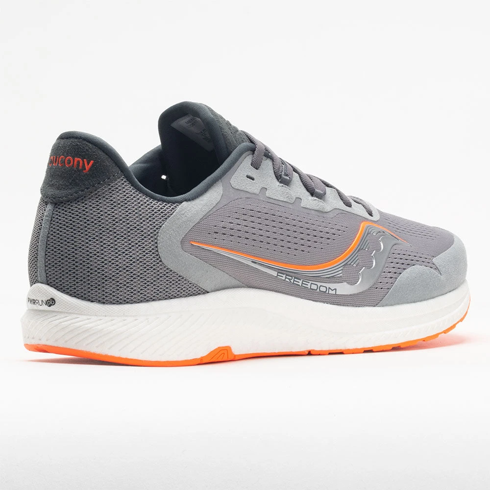 Saucony Freedom 4 Men's Alloy/Orange 8 Saucony Freedom 4 Men's Alloy/Orange - Image 6