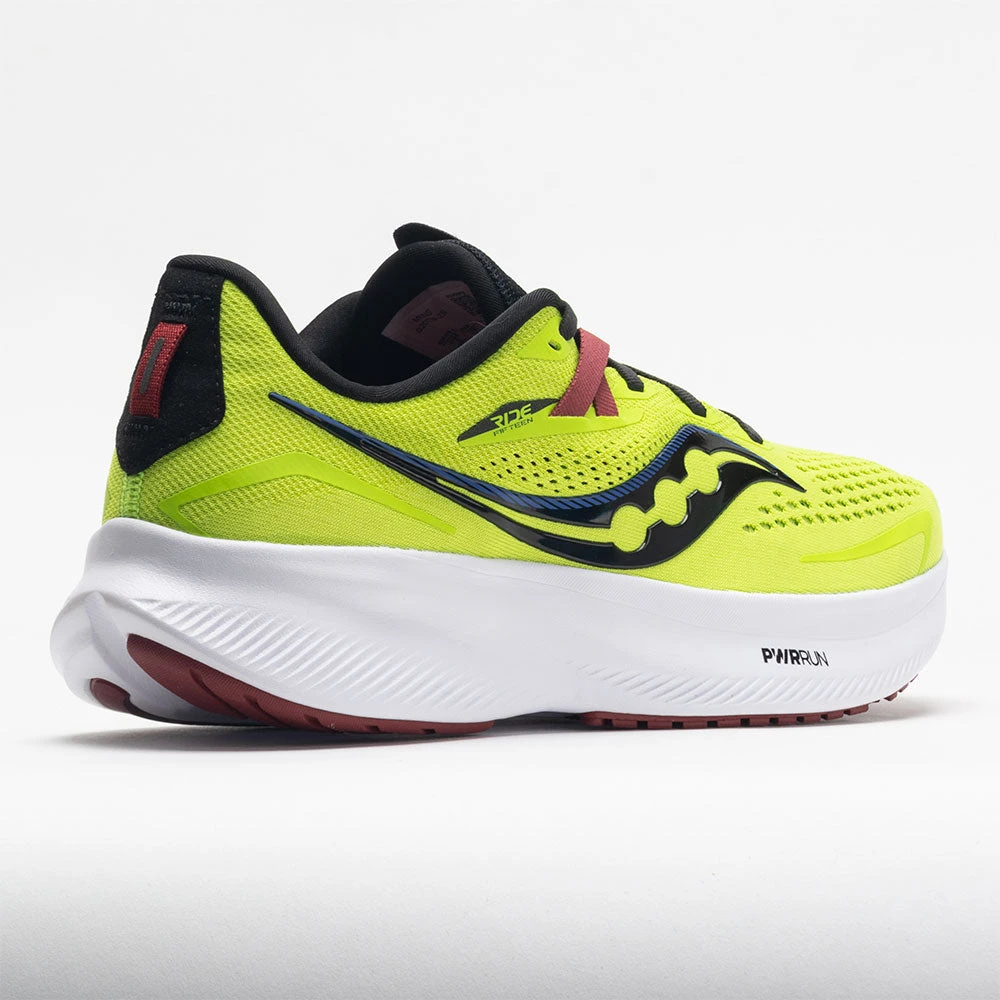 Saucony Ride 15 Men's Acid Lime/Spice 8 Saucony Ride 15 Men's Acid Lime/Spice - Image 6