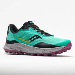 Saucony Peregrine 12 Women's Cool Mint/Acid -Saucony Shop 048046 5