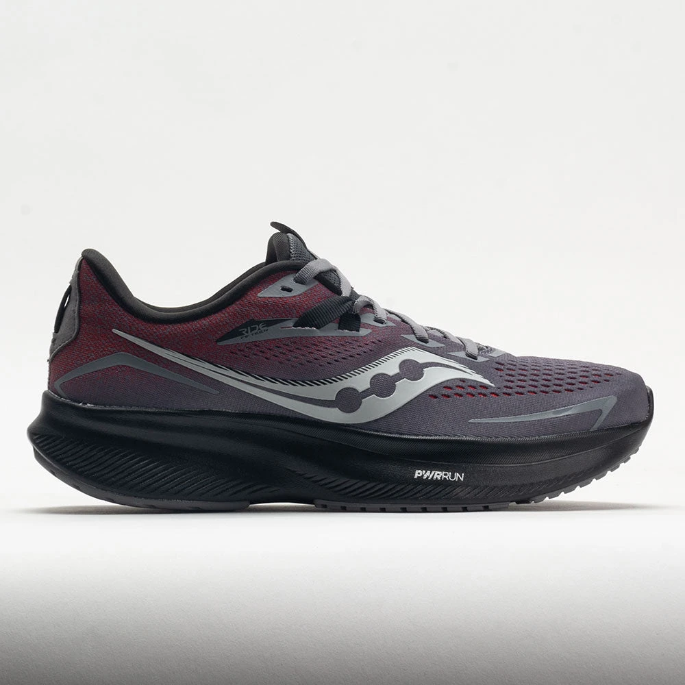 Saucony Ride 15 Men's Charcoal/Ember 3 Saucony Ride 15 Men's Charcoal/Ember