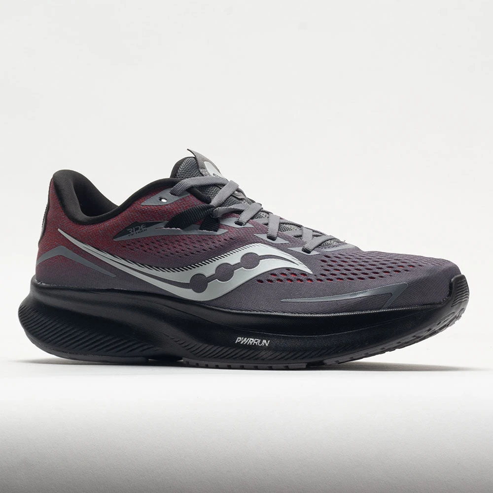 Saucony Ride 15 Men's Charcoal/Ember 7 Saucony Ride 15 Men's Charcoal/Ember - Image 5