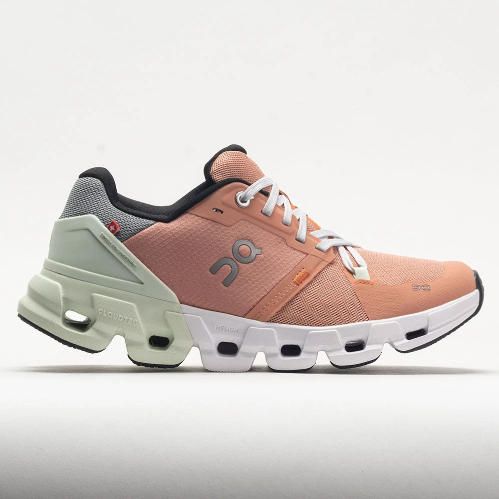 On Running On Cloudflyer 4 Women's Peach/Aloe 3 On Running On Cloudflyer 4 Women's Peach/Aloe