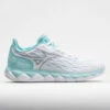 Mizuno Wave Enforce Tour AC Women's White/Tanager Turquoise -Saucony Shop 117145 3